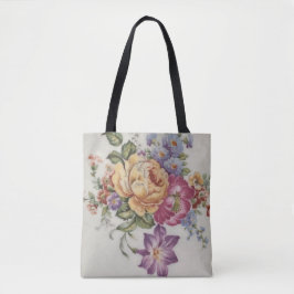 Elegance: Porzellan-Inspirierte Tote-Tasche Tasche