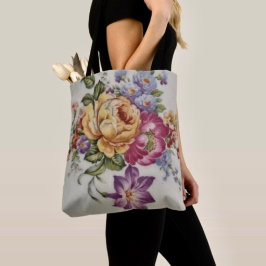 Elegance: Porzellan-Inspirierte Tote-Tasche Tasche
