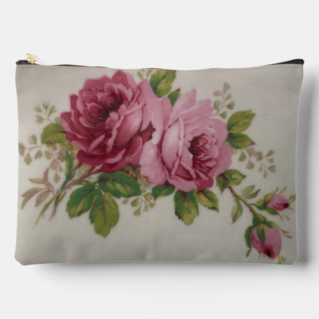 Élégance rose rose Imprimer Couper Sac à coudre (Recto)
