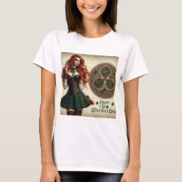 Elegancia Celta: Celebrando el Día de San Patricio T-Shirt