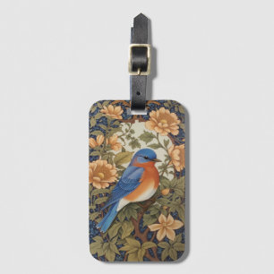 EleganEastern Bluebird William Morris Inspiriert Gepäckanhänger