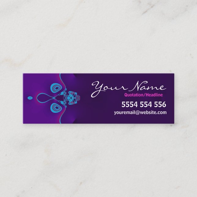 Elegano mini Business Card Visitenkarte (Vorderseite)