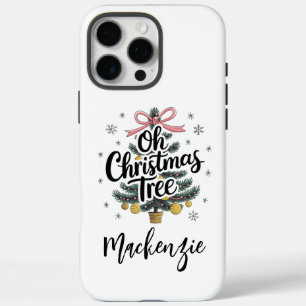 Elegano Oh Christmas Tree Holiday Personalisiert iPhone 16 Pro Max Hülle