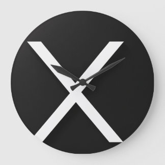 Elegant 10,75" Runde Acrylwand Uhr