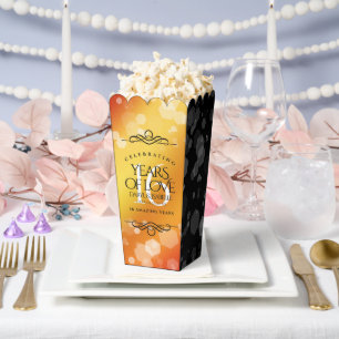 Elegant 16. Hochzeitstag des Goldenen Topaz Geschenkschachtel