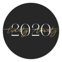 Elegant 2020 Abschluss Sticker