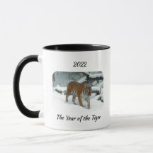 Elegant 2022 Jahr des Tigers