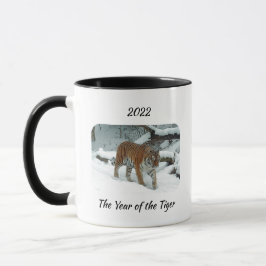 Elegant 2022 Jahr des Tigers Tasse