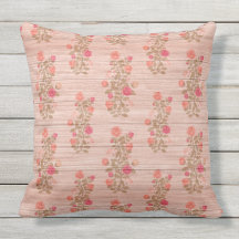 Elegant 20"X20" Blumenmuster auf Holz Trendig Beli