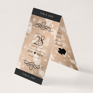 Elegant 28. Linen Hochzeitstag Feier