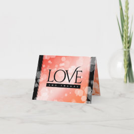 Elegant 35. Geburtstagsfeier der Korallen Dankeskarte