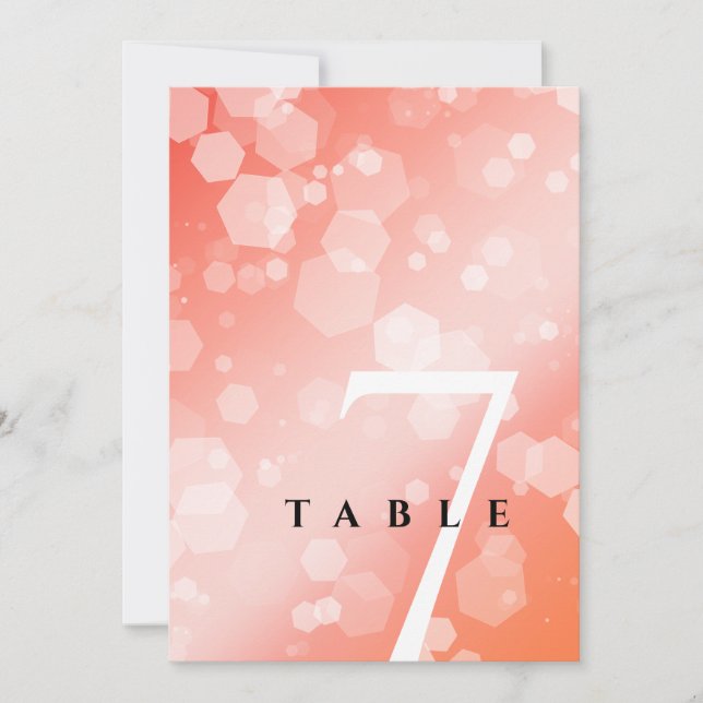 Elegant 35. Korallenhochzeit Einladung (Vorderseite)