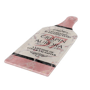 Elegant 37. Alabaster Hochzeitstag Schneidebrett