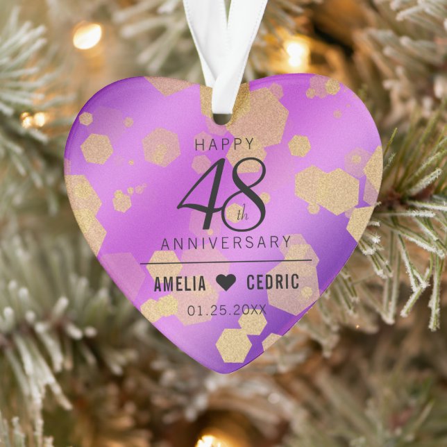 Élégant 48e anniversaire de Mariage d'Améthyste (Arbre)