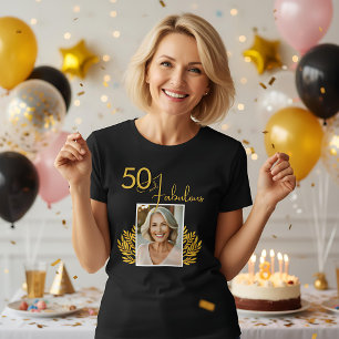 Elegant 50 und fabelhafte Twigs 50. Geburtstag Fot Tri-Blend Shirt