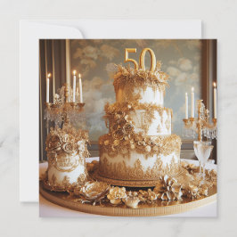 ELEGANT 50 WEDDING JAHRESKUCH EINLADUNG