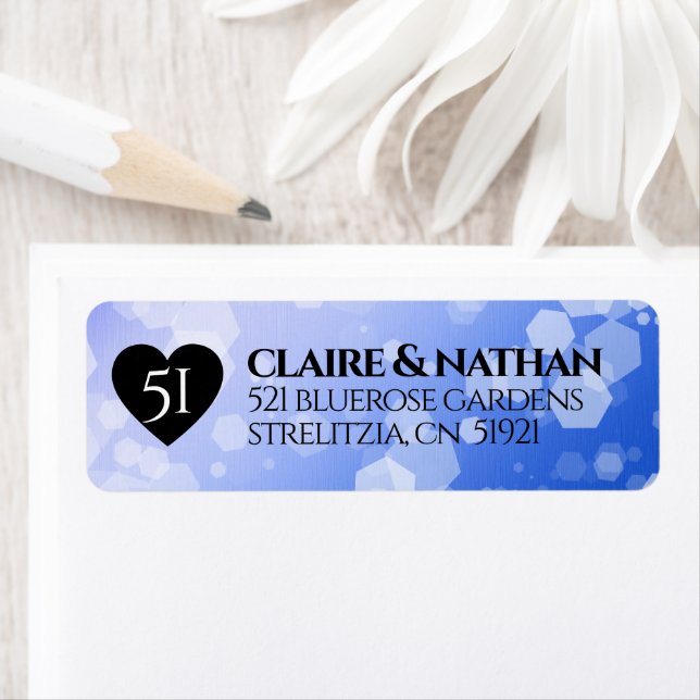 Elegant 51. Saphire Hochzeitstag (Insitu)