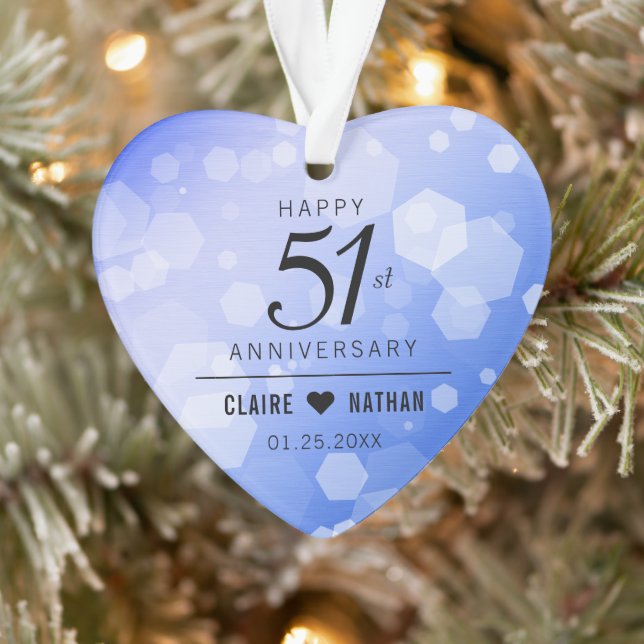 Élégant 51e anniversaire de Mariage Sapphire (Arbre)