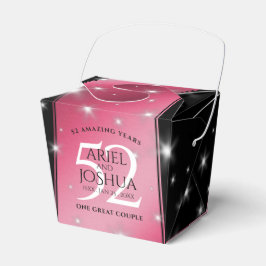 Elegant 52. Star Ruby Wedding Jubiläum Geschenkschachtel