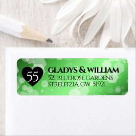 Elegant 55. Emerald Wedding Jubiläum