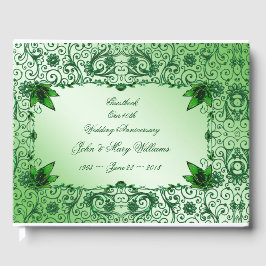 Elegant 55. Hochzeitstag Gästebuch