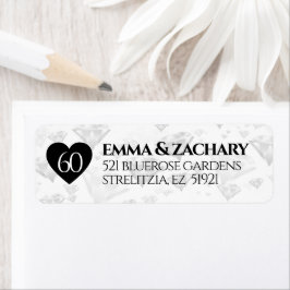 Elegant 60. Diamond Wedding Jubiläum