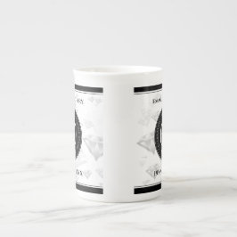 Elegant 60. Diamond Wedding Jubiläum Prozellantasse