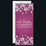Elegant 60th Birthday Party Winter Sparkle Berry Einladung<br><div class="desc">Elegant 60th Birthday Party Einladung Design with sophisticated Winter Sparkle Berry Pink Motiv,  custom name and date and additional text Impress your family and friends with this stylish and modern design. Fully customizable! Easy to use and easy to personalize.</div>