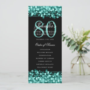 Elegant 80. Geburtstagsparty Programm Türkisches M