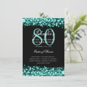 Elegant 80. Geburtstagsparty Programm Türkisches M
