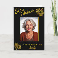 Elegant 80 und fabelhaftes Gold Foliage 80. Geburt