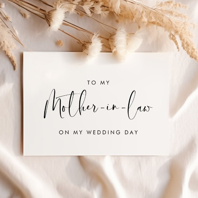 Élégant à ma belle-mère sur ma carte de jour de ma (Créateur téléchargé)