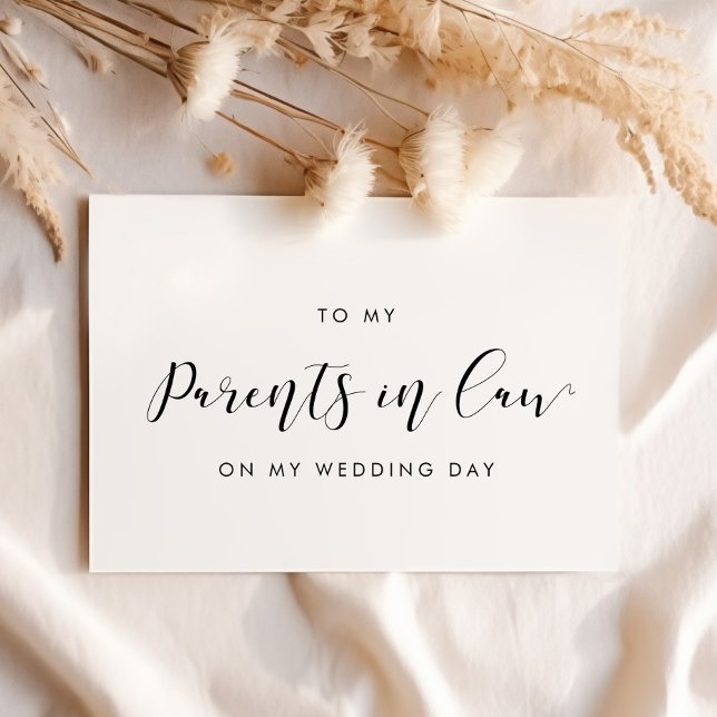 Elégant à mes parents carte de jour de mariage (Créateur téléchargé)