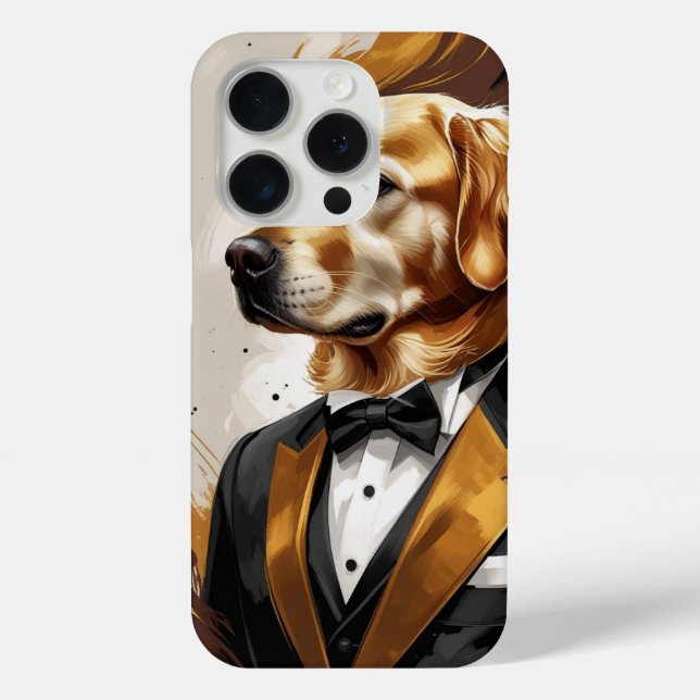 "Elegant Abstract Dog – Modern Art in Style" Case-Mate iPhone Hülle (Rückseite)
