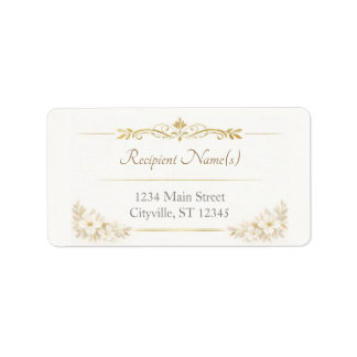 Elegant Address Labels – Personalized Mailing Adressaufkleber