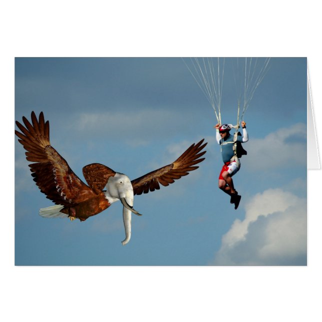 Elégant aigle éléphant (Devant horizontal)