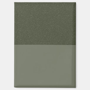 Élégant Aimant Vert mousse texturé - Personnalisab