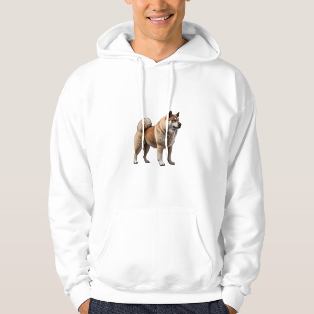 Elegant Akita Hoodie (Vorderseite)