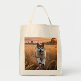 Elegant Akita Lebensmittelgeschäft Tasche