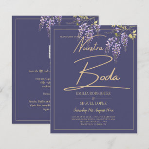 ELEGANT All-In1 Wisteria Dusty Lila Gold Wedding