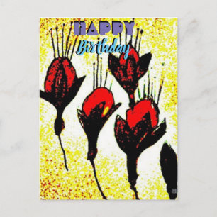 Elegant Alles Gute zum Geburtstag Postkarte