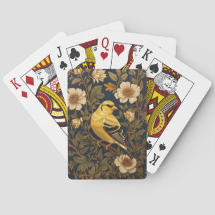 Elegant American Goldfinch Spielkarten