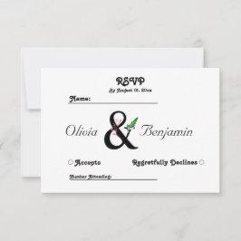 Elegant Ampersand Dankeschön Card Dankeskarte