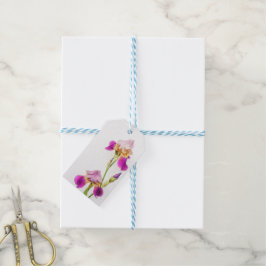 Elegant and Botanical Iris Flower  Geschenkanhänger