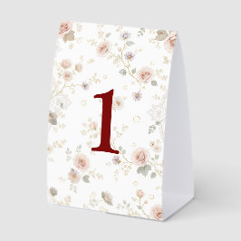 Elegant and customizable table numbers tischaufsteller