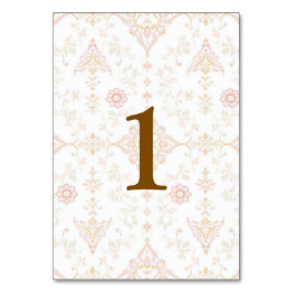 Elegant and customizable table numbers tischnummer
