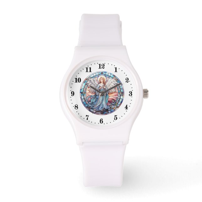 Elegant Angel liebt Religious Armbanduhr (Vorderseite)