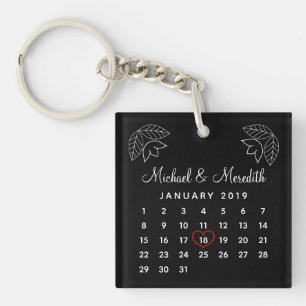 Élégant anniversaire de mariage Calendrier personn