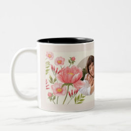 "Elégant Aquarelle Mère's Day Mug - Une belle