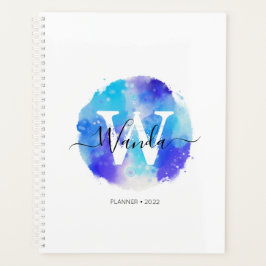 Élégant Aquarelle Monogramme 2022